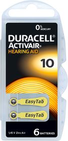 Duracell Batteri Activair Mf 10 Batteri hörapparat, 6 st