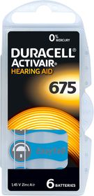 Duracell Batteri Activair Mf 675 6 St Batteri hörapparat, 6 st