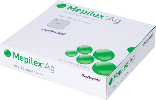 Mepilex Ag Mepilex Ag, 10x10 cm 5 st