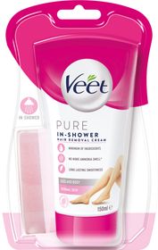 Veet Pure In-shower Hårborttagningscreme Dusch 150 ml