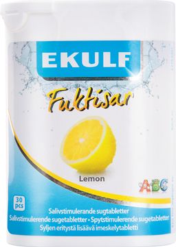 Ekulf Fuktisar Lemon Sugtablett, 30 st