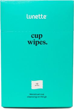Lunette Cupwipes Koppservett för menskopp. 10 st