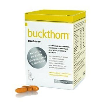 Elexir Pharma Buckthorn Kosttillskott med havtornsolja. 60 kapslar