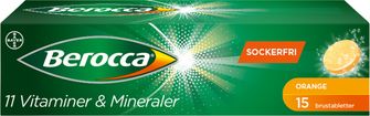 Berocca Energy Mango Brustabletter, 15 st