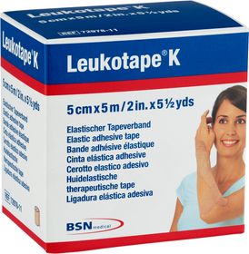 Leukotape K Kinesiologitejp Beige Kinesiologitejp 5 cm x 5 m