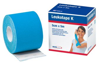 Leukotape K Kinesiotejp Blå Kinesiotejp 5 cm x 5 m