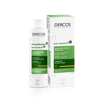 Vichy Dercos Anti-Dandruff Dry Hair Mjällschampo, 200 ml