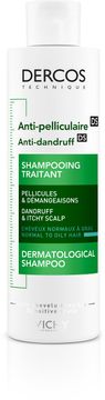Vichy Dercos Anti-Dandruff Normal/Oily Hair Mjällschampo, 200 ml