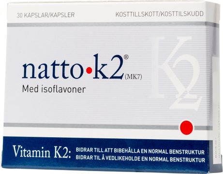 Natto K2 Vitamin K2 med Isoflavoner 30st