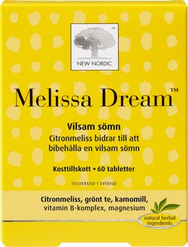 New Nordic Kosttillskott Melissa Dream 60 st