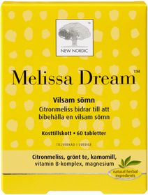 New Nordic Melissa Dream Kosttillskott 60 st