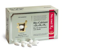 Pharma Nord Bio-Calcium+D3+K1+K2 150 tabletter