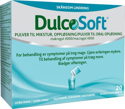 DulcoSoft pulver Dospåsar, 20 st