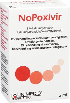 Nopoxivir Molluskbehandling Behandling mot mollusker, 2 ml
