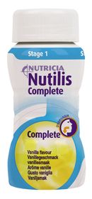 Nutilis Complete stage 1 komplett kosttillägg, vanilj 4 x 125 milliliter