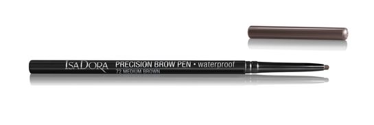 Isadora Precision Brow Pen Waterproof 72 Medium Brown, Ögonbrynspenna