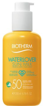 Biotherm Waterlover Sun Milk SPF 50, Solskydd, 200 ml