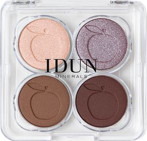 IDUN Minerals Eyeshadow Palette Lavendel Mauve Browns Ögonskugga, 4 g