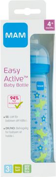 MAM Easy Active Baby Bottle 4+ Månader Greppvänlig nappflaska 330 ml