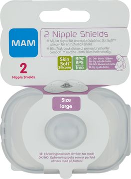 MAM Nipple Sheilds Amningsnappar, 2 st