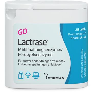 Lactrase GO Tablett, 25 st