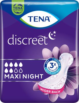 TENA Lady Maxi Night Extra brett inkontinensskydd 6 st