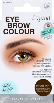 Depend Eyebrow colour Brunsvart Permanent ögonbrynsfärg, 1 styck