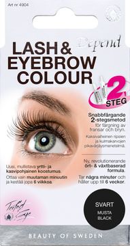 Depend Lash and eyebrow colour Svart Permanent frans- och ögonbrynsfärg. 1 styck