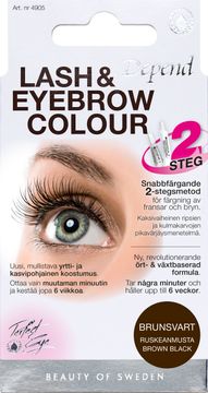 Depend Lash and eyebrow color Brunsvart Permanent frans- och ögonbrynsfärg, 1 styck