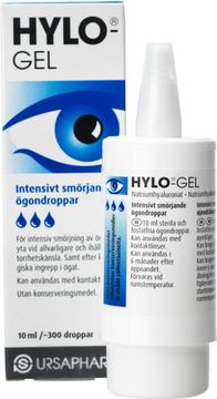 Hylo-Gel Smörjande ögondroppar Ögondroppar, 10 ml