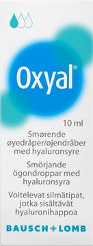 Oxyal smörjande ögondroppar Ögondroppar, 10 ml
