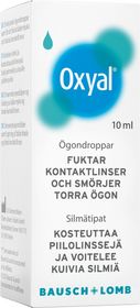 Oxyal smörjande ögondroppar Ögondroppar, 10 ml