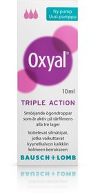 Oxyal Triple Action ögondroppar Ögondroppar, 10 ml