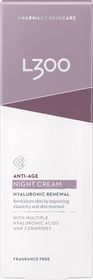 L300 Hyaluronic Renewal Anti-Age Nattkräm Nattkräm, 50 ml