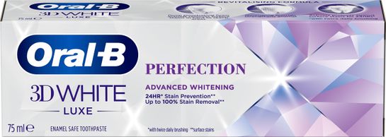 Oral-B 3D White Luxe Perfection Tandkräm, 75 ml