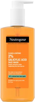 Neutrogena Clear & Defend Facial Wash Ansiktsrengöring, 200 ml