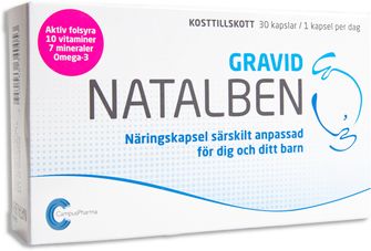 Natalben Gravid Kapsel, 30 st