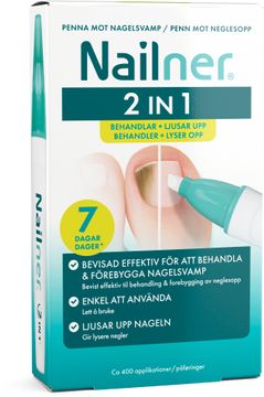 Nailner Penna 2-i-1 Nagelsvampbehandling Behandling mot nagelsvamp, 4 ml