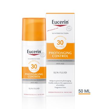 Eucerin Anti-Age Sun Fluid SPF 30 Solskydd, 50 ml