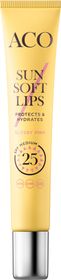 ACO Sun Soft Lips SPF 25 Läppglans med SPF 12 ml