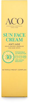 ACO Sun Face Cream SPF 30 Solskydd, 40 ml