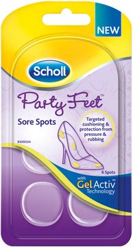 Scholl Party Feet Sore Spots 1 st