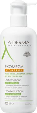 A-Derma Exomega Control hudlotion Mjukgörande, irritationsdämpande. 400 ml