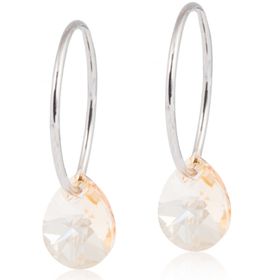 Blomdahl NT Ring 14mm Drop 8mm Golden Shadow Örhänget 1 par