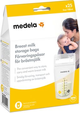 Medela Förvaringspåsar för bröstmjölk 25-p