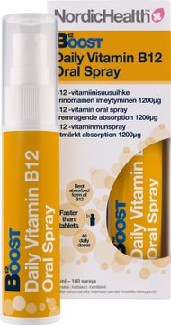 NordicHealth B12-vitaminspray kosttillskott 25ml