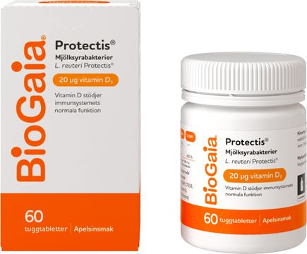 BioGaia Protectis D3+ 60 tabletter