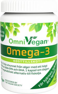 Omnisympharma OmniVegan Omega-3 Kapsel, 60 st