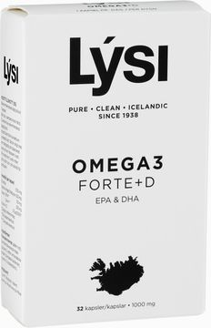 Lysi Omega-3 Forte + D 32-p