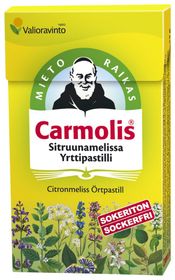 Carmolis Örtpastill Citronmelis Halstablett, 45 g